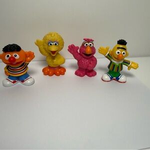 Sesame Street workshop Hasbro figurine lot 2010.